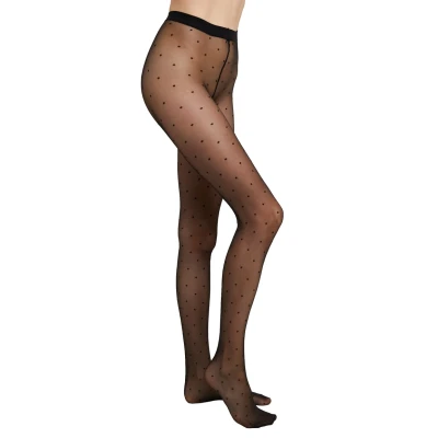 Obrázek Falke DOT 15 Denier Ultratransparent MATT Punčocháče, Ženy, Velikost: Small, Schwarz