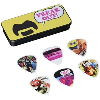 Obrázek Médiators Jim Dunlop Zappa Yellow medium boîte de 6 Boite Jaune