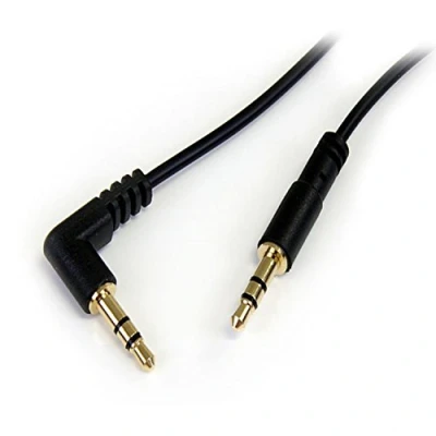 Obrázek StarTech.com 30 cm 3,5 mm jack audio kabel pravý zahnutý konektor/konektor