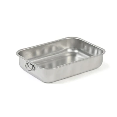Obrázek steel pan Bratform Backblech Edelstahl/inad.Hohe cm.40