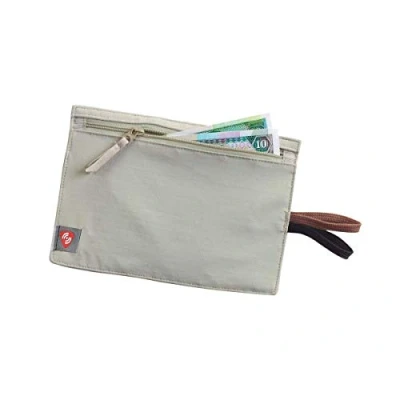 Obrázek Lewis N Clarks RFID Blocking Hidden Travel Wallet Peněženka na mince, Béžová, mince