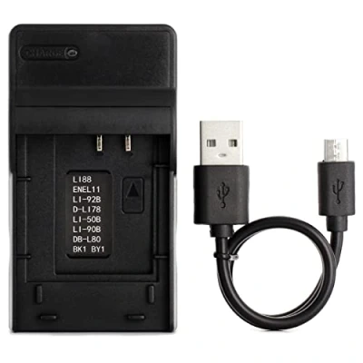 Obrázek LI 50B USB nabíječka pro Olympus D 750, SH 21, SP 800UZ, 810UZ, 815UZ, Stylus 1010, 1030SW, SZ 12, 14, Tough TG 2, VR 340, 350, XZ 1 kamera a další