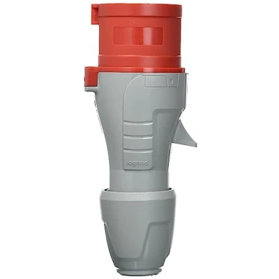 Obrázek Legrand CEE 16A Stecker, rot 4 polig (3P+PE), 6h (400V/16A), Schutzart IP44, IK09