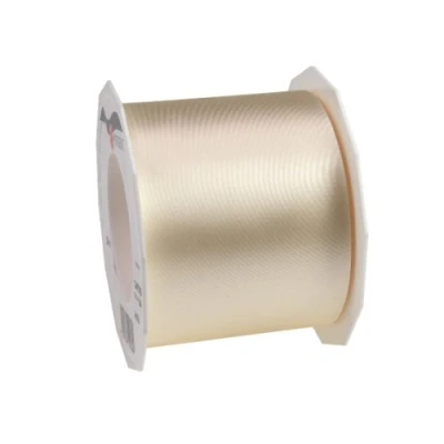 Obrázek Dárek 72 mm 25 m Adria saténová stuha, krémová