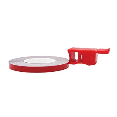 Obrázek Quattroerre 10232 Dekorstreifen Wheel Stripes für Motorradfelgen rot 5 mm x 6 m