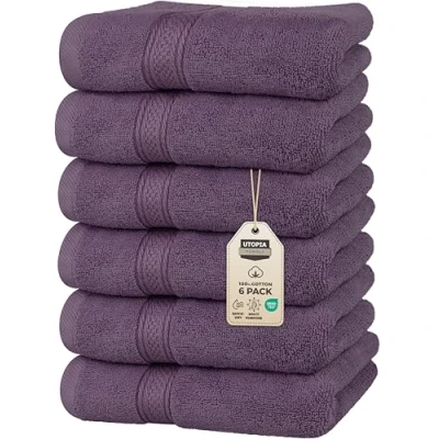 Obrázek Utopia Towels Handtücher Set aus Baumwolle 100% ultraweich und sehr saugfähig, 41x71 cm 6er Pack (Rosa)
