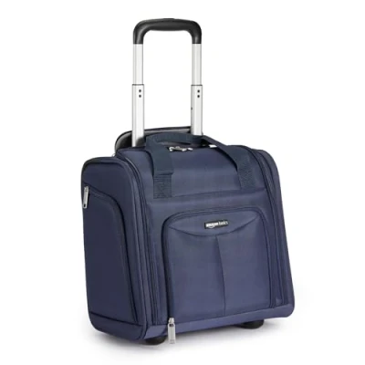 Obrázek Amazon Basics Kufr pro uložení pod sedadlem, Námořnická modrá, 33 x 22,86 cm