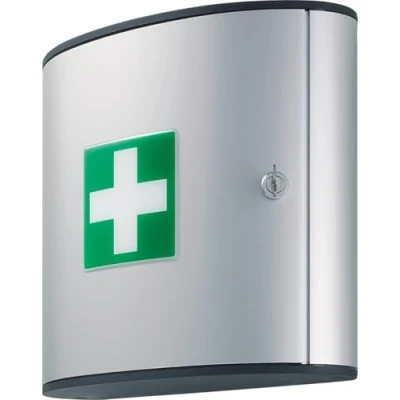 Obrázek Durable Skříň první pomoci First Aid Set M, podle DIN 13164:2022, stříbrná, 197123