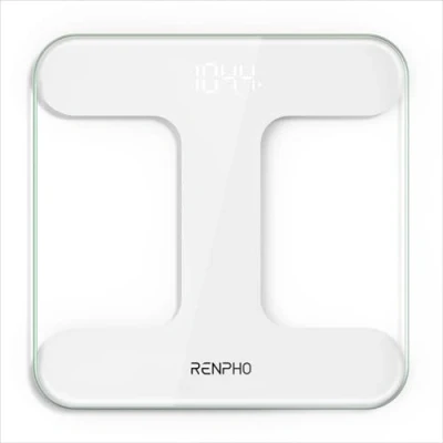 Obrázek RENPHO Osobní váhy digitální, osoby se světlým LED displejem, velmi přesné do 0,1 lb, baterie obsaženy, kapacita 400 lbs/180 kg, Core TS