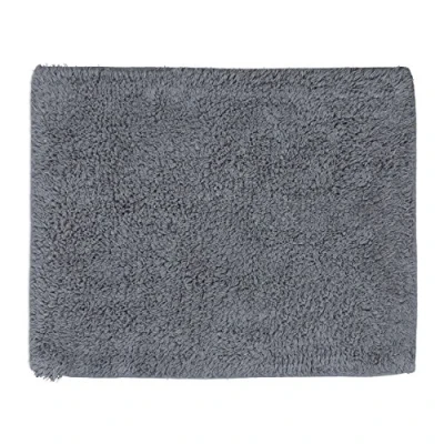 Obrázek Relaxdays Koupelnový koberec 40 x 50 cm, omyvatelná koupelnová předložka pro podlahové vytápění, šedá