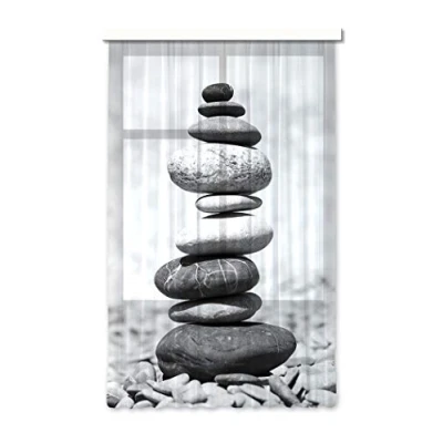 Obrázek Záclona/závěs FCS L 7504, Steine, 140 x 245 cm, 1 díl