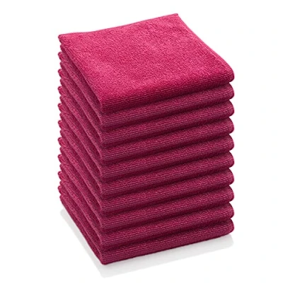 Obrázek E Cloth Mehrzwecktuch, Mikrofaser, Rot, 10er Pack
