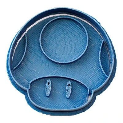 Obrázek Cuticuter Seta Mario Bros Keksausstecher, Kunststoff, Blau, 8 x 7 1,5 cm