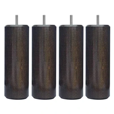 Obrázek Margot 3700527818726 Chamäleon Zylinderbeine, Holz, Wenge, Höhe 20 cm, 4 Stück