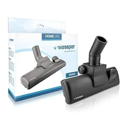 Obrázek Wessper Bodendüse 32mm Anschluss für Staubsauger DeLonghi, Dirt Devil, Moulinex, Philips, Rowenta, AEG, Electrolux, Vax (ø32mm, mit Rädern)