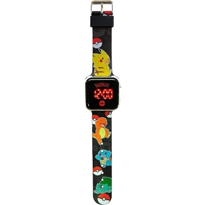 Obrázek Kids Licensing Pokemon LED Uhr mit Kalender. POK4322