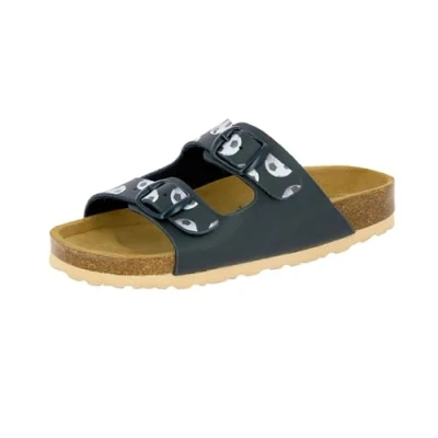 Obrázek Lico Bioline Kids Unisex pantofle, černá bílá