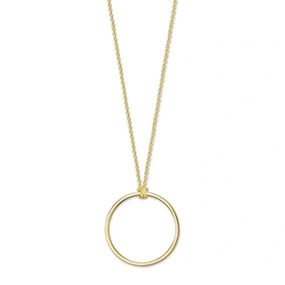 Obrázek Thomas Sabo Dámský řetízek s přívěskem, kruh, Charm Club, sterlingové stříbro 925, X0252 413 39, stříbro, žádný drahokam