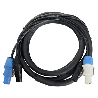 Obrázek Pronomic Stage PPD 2. 5 Hybridní kabel Powerplug/DMX 10 m (ideální pro zapojení světelných efektů a osvětlení jeviště)