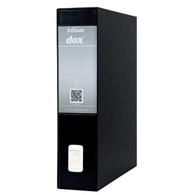 Obrázek Esselte DOX 2 Foolscap D26210 Složky, Kancelářské potřeby, Černá