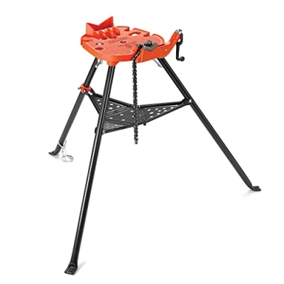 Obrázek RIDGID 36273 Modell 460 6 Transportabler TRISTAND Kettenschraubstock, Dreifuß Arbeitsgerät 1/8&quot; bis 6&quot; (6 150 mm)