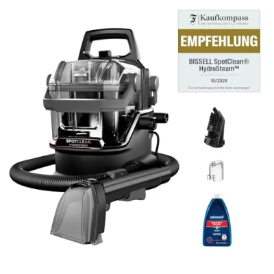 Obrázek BISSELL SpotClean HydroSteam čistič skvrn pro odolné skvrny páry, drhnutí a vysávání mnohoplošné odstraňování rychleschnoucí parní režim technologie 3689N