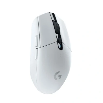 Obrázek Logitech G305 LIGHTSPEED kabellose Gaming Maus mit HERO 12K DPI Sensor, Wireless Verbindung, 6 programmierbare Tasten, 250 Stunden Akkulaufzeit, Leichtgewicht, PC/Mac Weiß