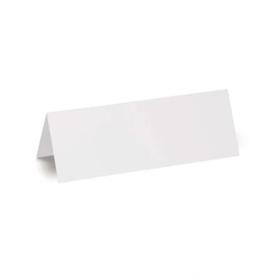 Obrázek MAUL Jmenovky 21 x 7,5 cm (100 kusů) jmenovka z kartonu na psací stůl, semináře a workshopy popisovatelné kuličkovým perem, popisovačem, perem oboustranně použitelné bílé