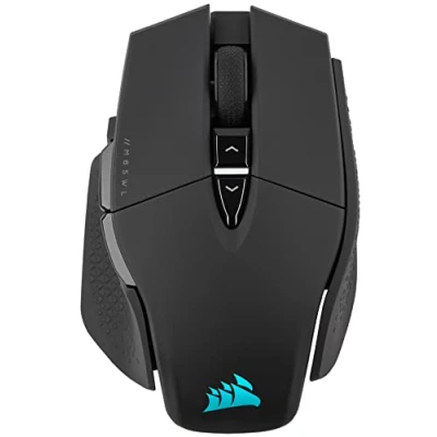 Obrázek CORSAIR M65 RGB ULTRA Wireless Tunable FPS Gaming Mouse 26 000 DPI Sub 1ms Hmotnostní systém akumulátor až 120 hodin kompatibilní s iCUE PC, Mac, PS5, PS4, Xbox černá