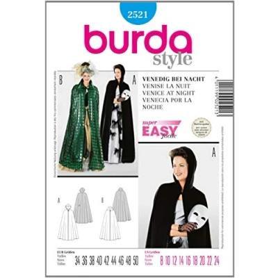 Obrázek Burda Střih 2521 vel. 34 50