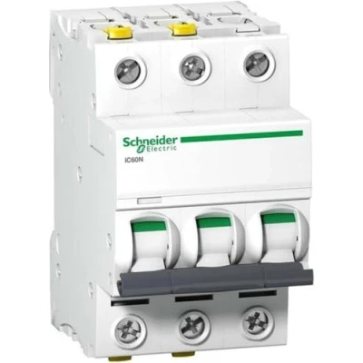 Obrázek Schneider Electric A9F03325 jistič vedení ACTI9 IC60N 3P 25A B, bílý