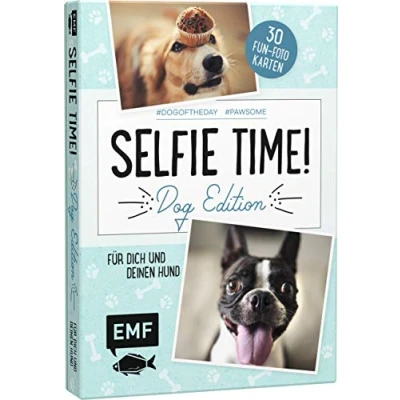 Obrázek Selfie Time! Dog Edition 30 Fun Fotokarten: Für dich und deinen Hund #dogoftheday #pawsome