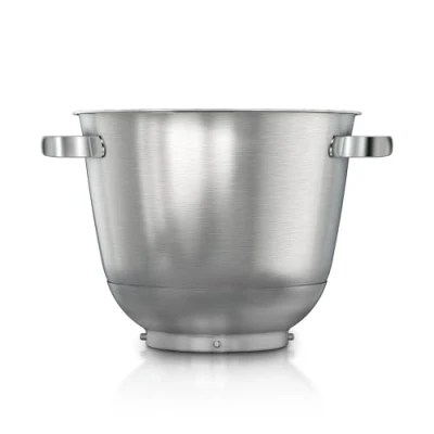 Obrázek Bosch Příslušenství MUZS6ER, mísa z ušlechtilé oceli, objem 5,5 l, lze mýt v myčce, až 3,5 kg míchaného těsta, pro kuchyňské roboty série 6, stříbrné