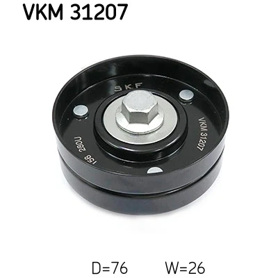 Obrázek SKF VKM 31207 Spannrollen sada pro Kromě Pud
