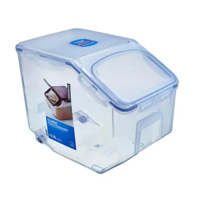 Obrázek LocknLock PP Classic Kitchen Caddy, 350 x 230 270 mm, 12 l, 100% vzduchotěsná, chytrý uzavírací systém, nádoba na zásoby, sypací dóza, uložení mouky, dávkovač kukuřičných vloček
