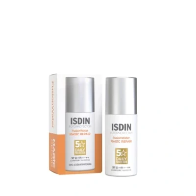 Obrázek ISDIN FW MAGIC REPAIR LSF 50, denní opalovací krém na obličej, trojitý anti aging účinek, 50 ml
