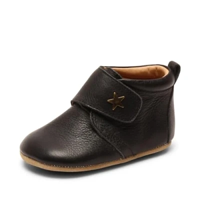 Obrázek Bisgaard BABY STAR Unisex První boty pro děti, Velikost: 25, Black