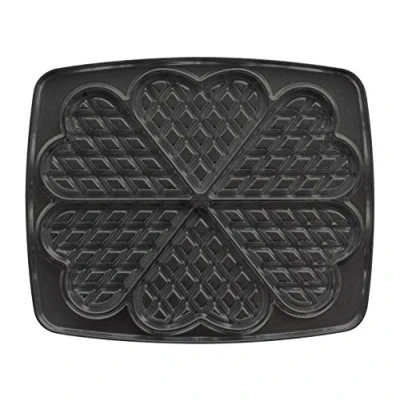 Obrázek LAGRANGE Spiel Herz Platte, mit Beschichtung für Waffeleisen Super 2 schwarz