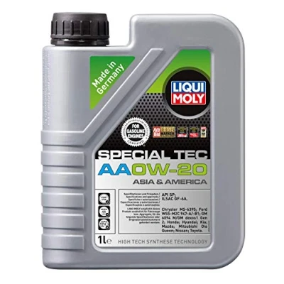Obrázek LIQUI MOLY Special Tec AA 0W 20 1 L Syntetická technologie motorový olej výr. č.: 9701