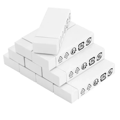 Obrázek Amazon Basics Bílá guma, tvar bloku, 10 kusů