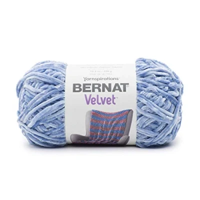 Obrázek Bernat 65327 samet, polyester, kouřová modrá, 300g