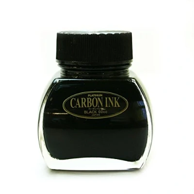 Obrázek Platinum Uhlíková inkoustová láhev, 60 ml, černá