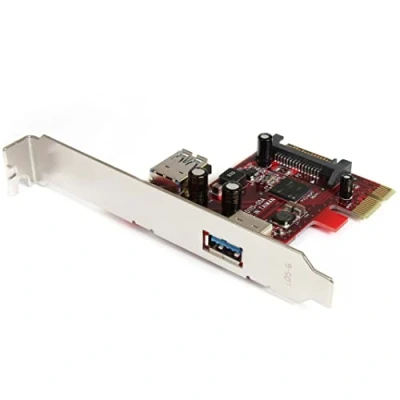 Obrázek StarTech.com 2 Port USB 3.0 SuperSpeed PCI Express karta rozhraní s podporou UASP PCIe 3 1 interní/ externí