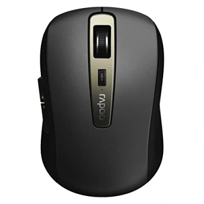 Obrázek Rapoo Bezdrátová myš MT350 Mouse 1600 DPI senzor 12 měsíců výdrž baterie ergonomická pro praváky a PC &amp; Mac černá