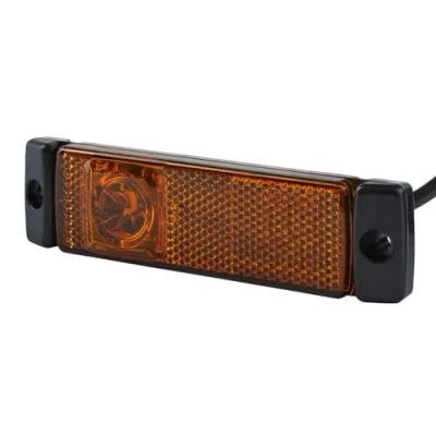 Obrázek HELLA 2PS 008 645 311 Boční obrysové světlo přívěs karavan LED 24V šroubové připojení/montáž ADR/GGVS Kabel: 1300 mm Konektor: EasyConn