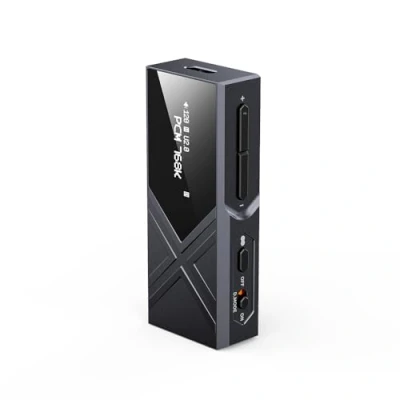 Obrázek FiiO KA17 Tragbarer USB DAC Audio HiFi Decoder, Dual ES9069Q PCM768 DSD512 3,5/4,4 mm Ausgang für Android iOS Mac Win10 (Schwarz)