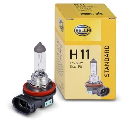 Obrázek HELLA Žárovka H11 Standard 12V 55W Provedení patice: PGJ19 2 Krabička Množství: 1 8GH 008 358 121