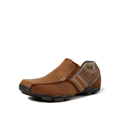 Obrázek Skechers Pánské Diameter Zinroy Slipper, Dark Brown Leather