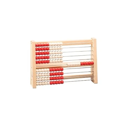 Obrázek WISSNER aktiv lernen 100 ks počítacích rámů červený/bílý RE Wood
