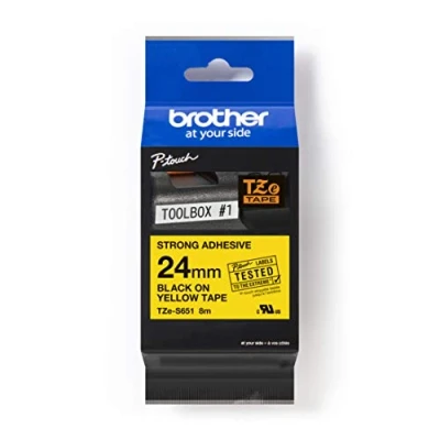 Obrázek Brother Tze S651 TZES651 žlutá 24 mm